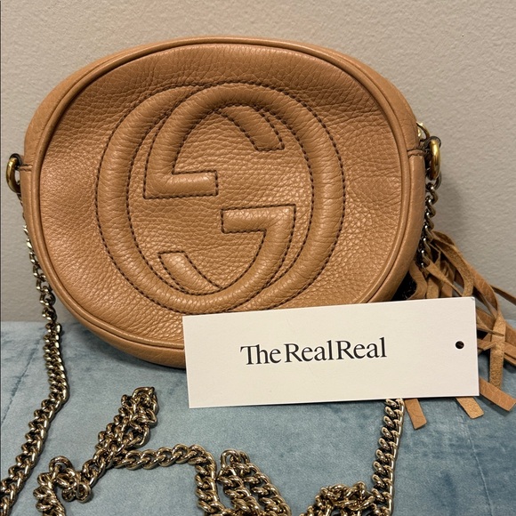 Gucci Brown Leather Crossbody with Tassel - Picture 5 of 9